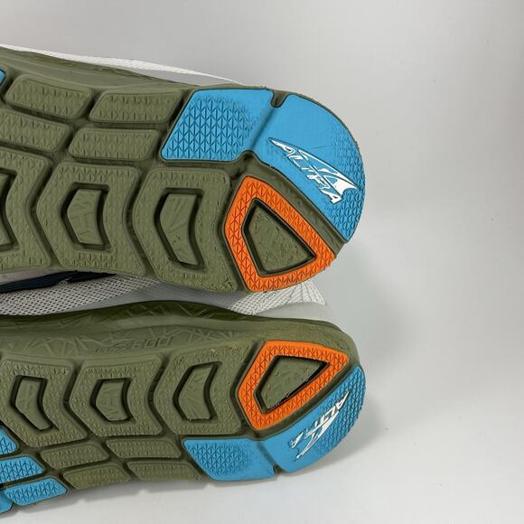 Altra Rivera 2 Running Shows Mens Size 11 White Mesh Athletic Sneakers Green - Picture 9 of 11